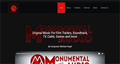 Desktop Screenshot of monumentalaudio.com